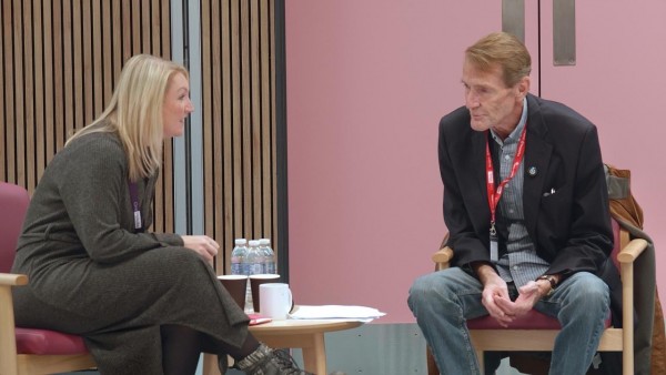 Lee Child shares guidance to learners at HMP millsike